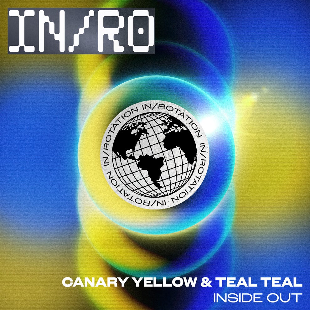 Canary yellow Teal Teal - Inside Out